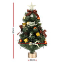 Jingle Jollys Tabletop Christmas Tree 60CM LED Xmas Tree Tree Topper Ornaments-2