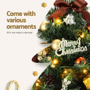 Jingle Jollys Tabletop Christmas Tree 60CM LED Xmas Tree Tree Topper Ornaments-6