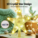 Jingle Jollys Christmas Tree Topper Star RGB LED Xmas Decor 80 Modes APP Control-6