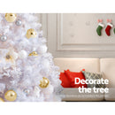 Jingle Jollys Christmas Tree 2.1m 1000 White Tips Xmas Tree Decorations-5
