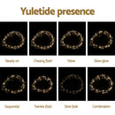 Jingle Jollys 3X3M Christmas Lights Curtain String Light 300 LED Warm White-6