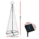 3.6M Christmas Tree LED Solar Warm Jingle Jollys-2