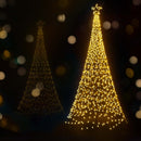3.6M Christmas Tree 800 LED Solar Net Lights Jingle Jollys-7