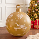 Jingle Jollys Christmas Inflatable Ball Bauble 60cm Outdoor Decoration Gold-1