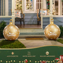 Jingle Jollys Christmas Inflatable Ball Bauble 60cm Outdoor Decoration Gold-5