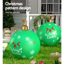Jingle Jollys Christmas Inflatable Ball Bauble 60cm Outdoor Decoration Green-7