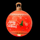 Jingle Jollys Christmas Inflatable Ball 60cm Led Illuminated Xmas Decoration Red-1
