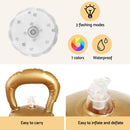 Jingle Jollys Christmas Inflatable Ball 60cm Led Illuminated Xmas Decoration Red-6