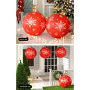 Jingle Jollys Christmas Inflatable Ball Bauble 60cm Outdoor Decoration Red-8