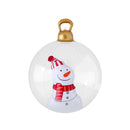 Jingle Jollys Christmas Inflatable Ball 60cm Snowman Decoration Giant Bauble-1