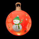 Jingle Jollys Christmas Inflatable Ball 60cm Illuminated Led Snowman Xmas Decor-1