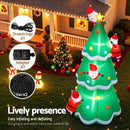 Jingle Jollys Christmas Inflatable Santa Tree 5M Illuminated Decorations-7
