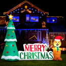 Jingle Jollys Christmas Inflatable Gingerbread Man 1.5M Height LED Decorations Illuminated-7
