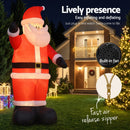 Jingle Jollys Christmas Inflatable Santa 5M Illuminated Decorations-7