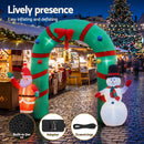 Jingle Jollys Christmas Inflatable Archwary 2.8M Illuminated Decorations-7