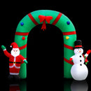 Jingle Jollys Christmas Inflatable Archwary 2.8M Illuminated Decorations-1