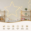 Jingle Jollys Christmas Lights 50cm Star 70 LED Xmas Decorations-4