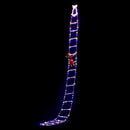 Jingle Jollys 3.5M Christmas Lights 300 LED Ladder Light with Santa Claus Decor-3