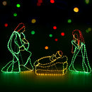 1.12M Christmas Lights Motif 552 LED Rope Light Outdoor Decoration Jingle Jollys-7
