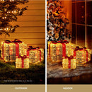 3 PCS Christmas Lights 240 LED Fairy Light Gift Box Decorations Jingle Jollys-5