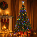 Jingle Jollys 2.5M Christmas Lights Waterfall String Light 300 LED Star Topper-7