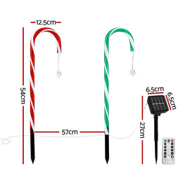 Jingle Jollys 8 PCS Christmas Lights Path Ground Light Garden Decorations 72 LED - 0