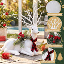Jingle Jollys Christmas Reindeer 32cm Glitter Deer Ornaments Party Decorations-4