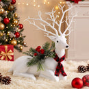 Jingle Jollys Christmas Reindeer 32cm Glitter Deer Ornaments Party Decorations-7