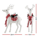 Jingle Jollys Christmas Reindeer 45cm Glitter Deer Ornaments Party Decorations-2
