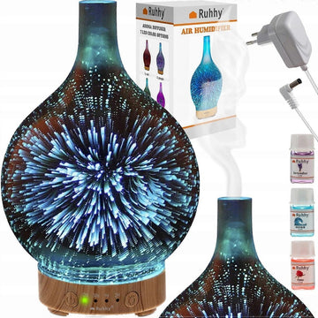 Air Humidifier with Aromatherapy Function and Soft Lamp Light - RnR Galore