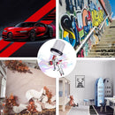 Air HVLP Spray Gun Paint Gun 600CC Gravity Feed Cup 1.4mm 1.7mm 2mm Tip AU Stock - RnR Galore