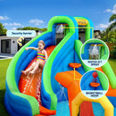 AirMyFun Kids Inflatable Pool Water Slide Cannon Splash Park Castle Outdoor Toys 427X374CM - RnR Galore