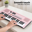 Alpha 37 - Key Digital Piano Keyboard for Kids Beginners Electronic Keyboard Piano Gift Pink - RnR Galore