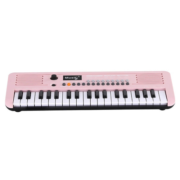 Alpha 37 - Key Digital Piano Keyboard for Kids Beginners Electronic Keyboard Piano Gift Pink - RnR Galore