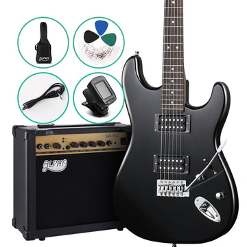 Alpha 41 Inch Electirc Guitar Humbucker Pickup Switch Amplifier Skull Pattern - RnR Galore