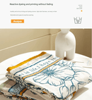 Among the flower fields 40S Pure Cotton Gauze Bath Towel - Extra Large, Thick, Soft, and Highly Absorbent for Adults - RnR Galore