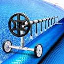 Aquabuddy Pool Cover 500 Micron 10x4m Blue Swimming Pool Solar Blanket 4m Roller - RnR Galore