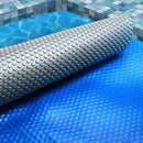 Aquabuddy Pool Cover 500 Micron 9.5x5m Swimming Pool Solar Blanket Blue Silver - RnR Galore