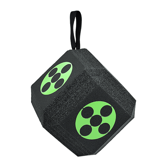 Archery 3D Dice Target Cube Reusable 18 Sides 23CM Self Healing XPE Foam Target - RnR Galore