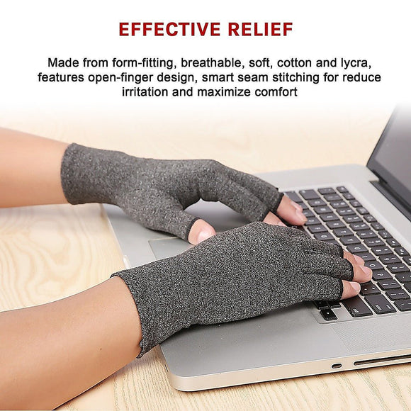 Arthritis Gloves Compression Joint Finger Hand Wrist Support Brace - Medium - RnR Galore