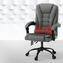Artiss 2 Point Massage Office Chair Fabric Black - RnR Galore