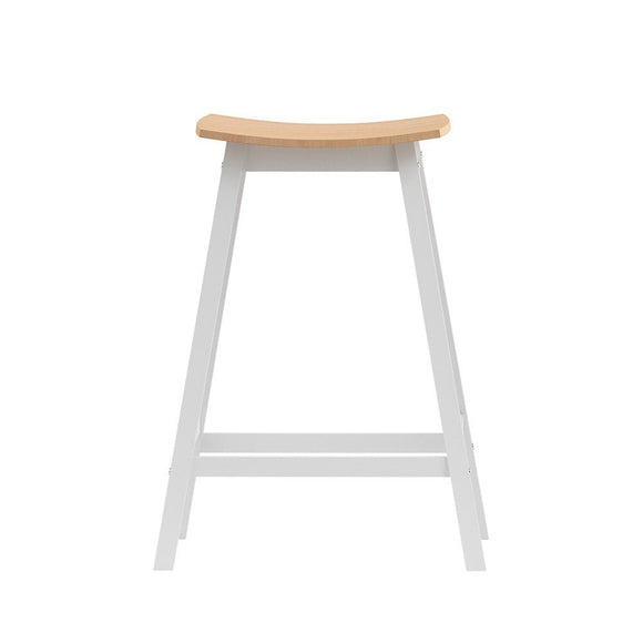 Artiss 2x Bar Stools Wooden Chairs Oak - RnR Galore