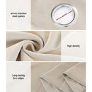 Artiss 2X Blockout Curtains Eyelet 140x230cm Beige - RnR Galore
