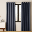 Artiss 2X Blockout Curtains Eyelet 300x230cm Charcoal - RnR Galore