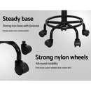 Artiss 2x Salon Stool Swivel Chair Backrest - RnR Galore