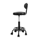Artiss 2x Salon Stool Swivel Chair Backrest - RnR Galore