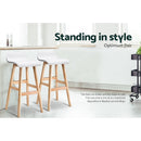 Artiss 4x Bar Stools Wooden Stool White - RnR Galore