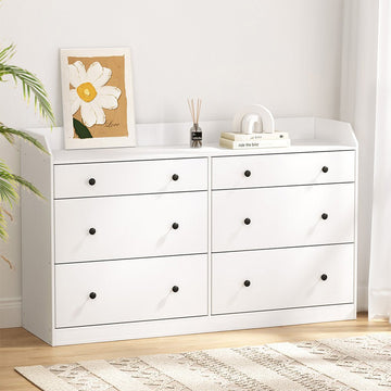 Artiss 6 Chest of Drawers - PETE White - RnR Galore