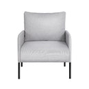 Artiss Armchair Accent Chair Pillow Fabric Grey - RnR Galore