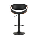 Artiss Bar Stools Gas Lift Leather w/Armrest - RnR Galore